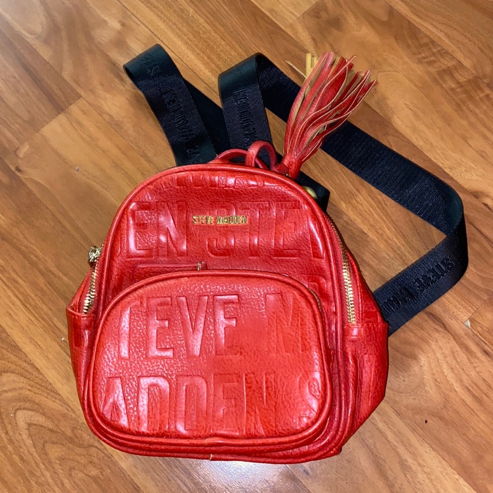 Red Steve Madden Mini Backpack - image 1